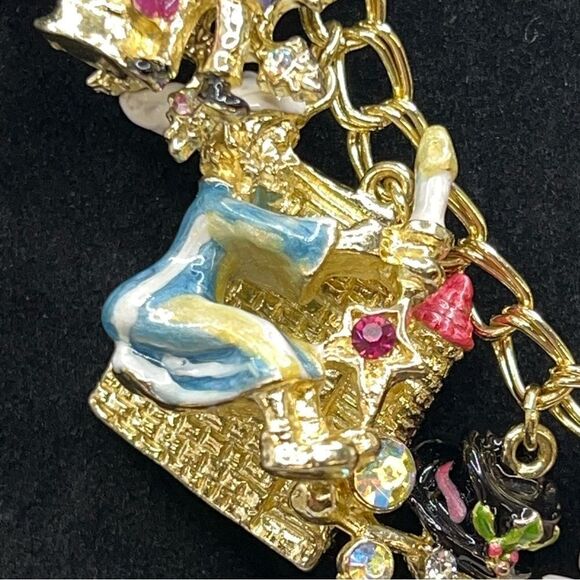 Kirks Folly A Christmas Carol Charm Bracelet Charles Dickens Classic - Picture 9 of 16